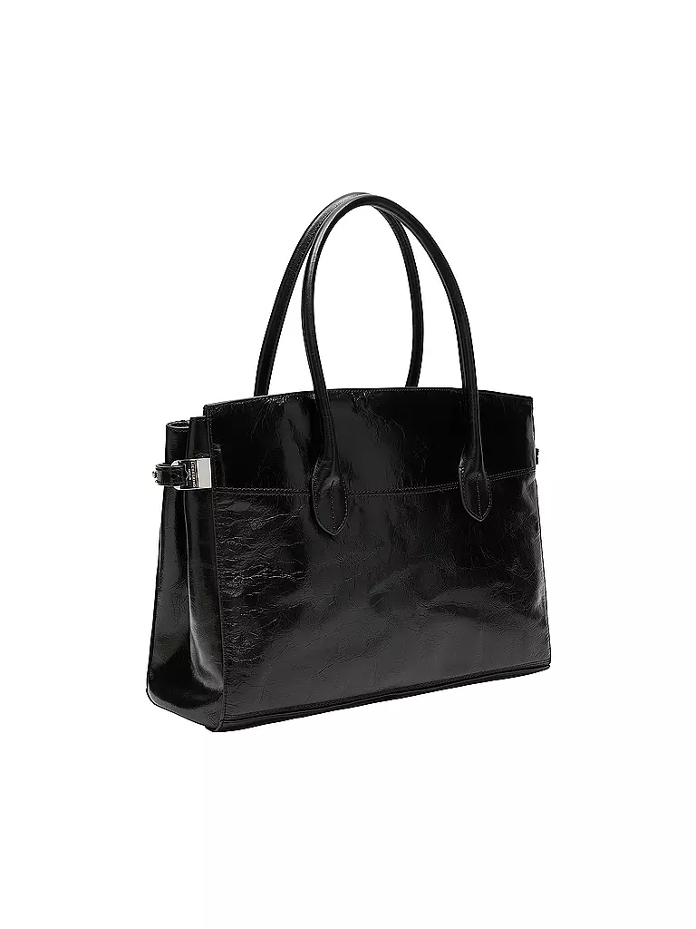 LIEBESKIND BERLIN | Ledertasche - Henkeltasche GLORIA SATCHEL Large | Nero