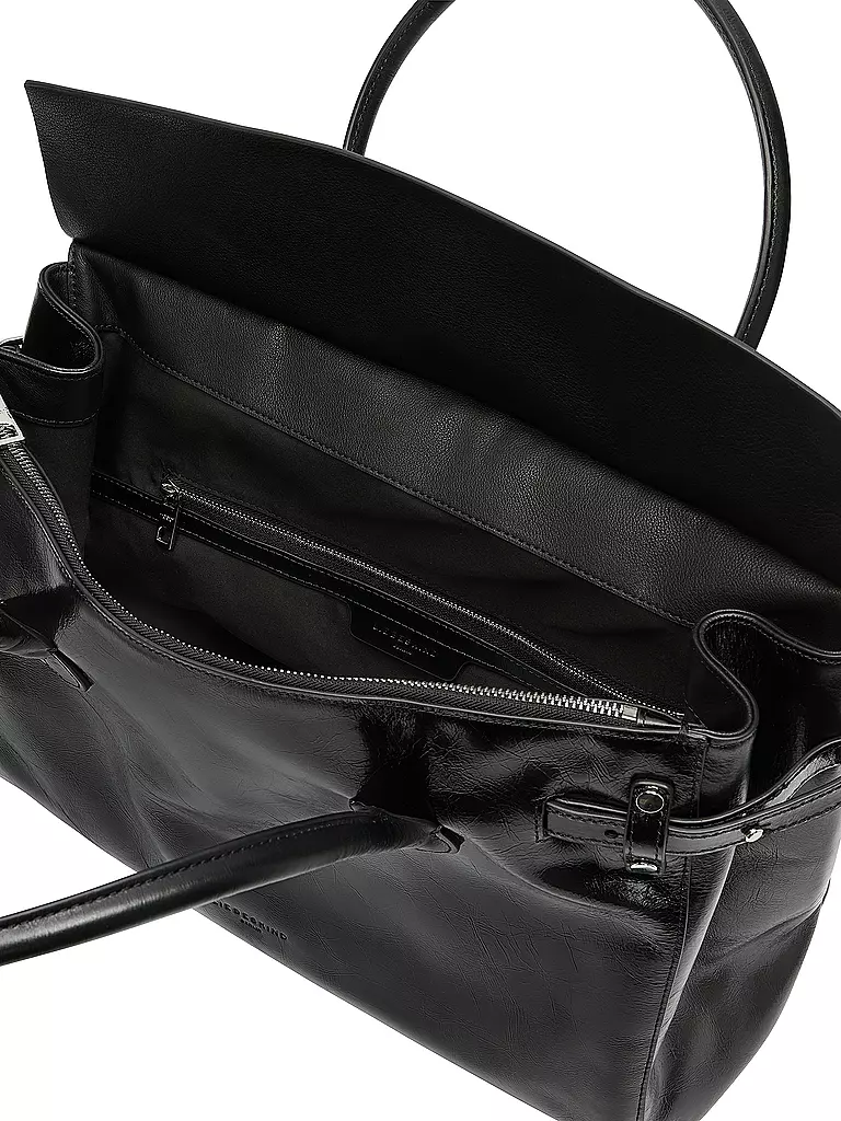 LIEBESKIND BERLIN | Ledertasche - Henkeltasche GLORIA SATCHEL Large | Nero