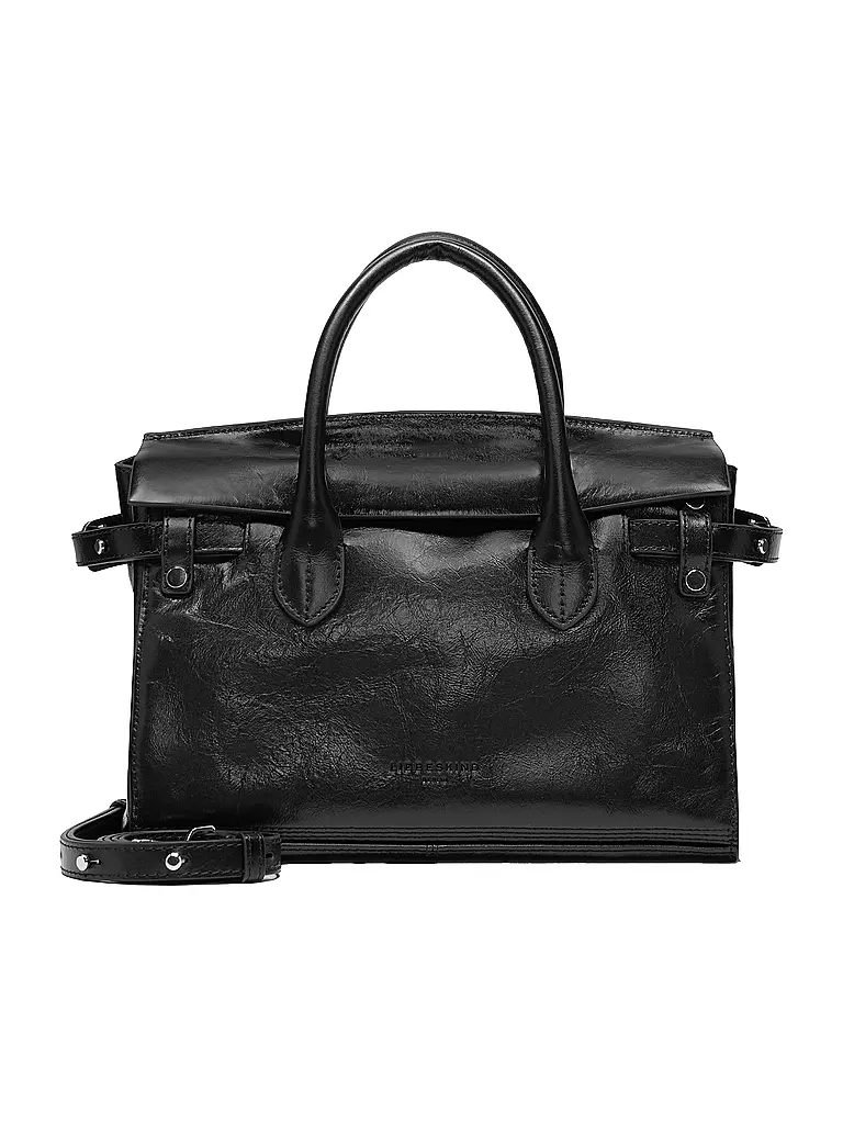 LIEBESKIND BERLIN | Ledertasche - Henkeltasche GLORIA SATCHEL Medium | Nero