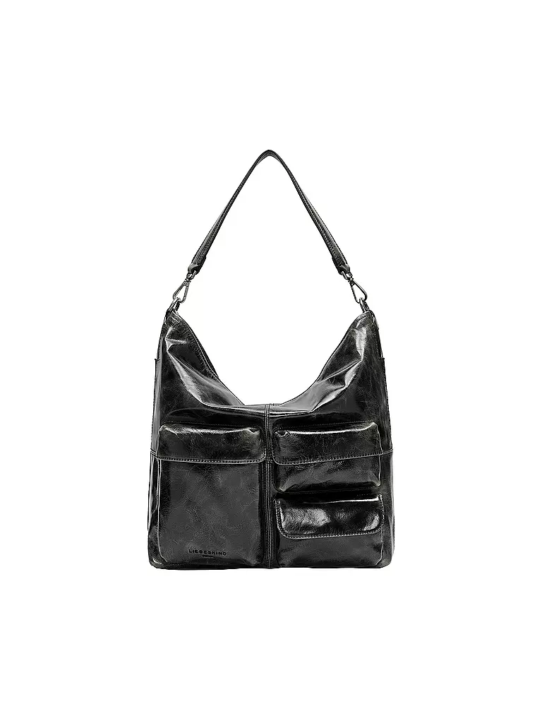 LIEBESKIND BERLIN | Ledertasche - Hobo ARCHIVE LK 204 Medium | Nero