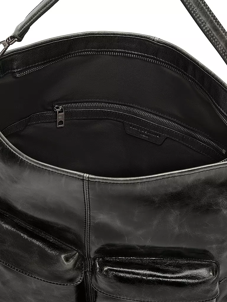 LIEBESKIND BERLIN | Ledertasche - Hobo ARCHIVE LK 204 Medium | Nero