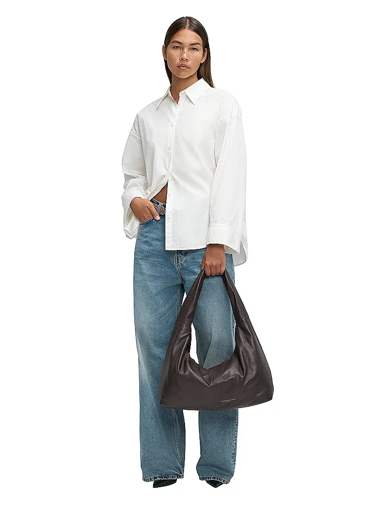 LIEBESKIND BERLIN | Ledertasche - Hobo Bag Large | Marrone