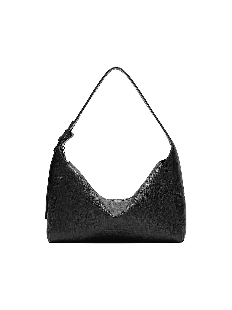 LIEBESKIND BERLIN | Ledertasche - Hobo Bag LOU Medium | Nero