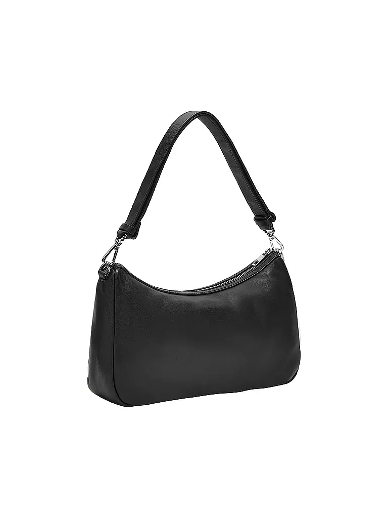 LIEBESKIND BERLIN | Ledertasche - Hobo Bag MAIA Medium | Nero