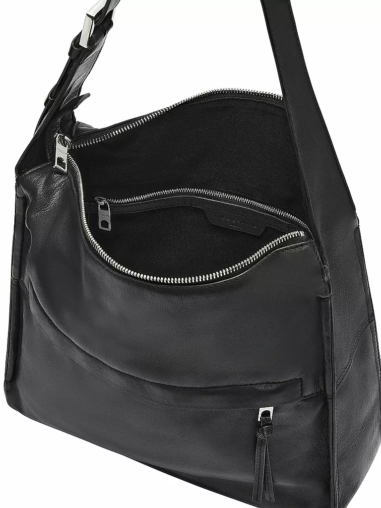 LIEBESKIND BERLIN | Ledertasche - Hobo Bag SKY Medium | Nero