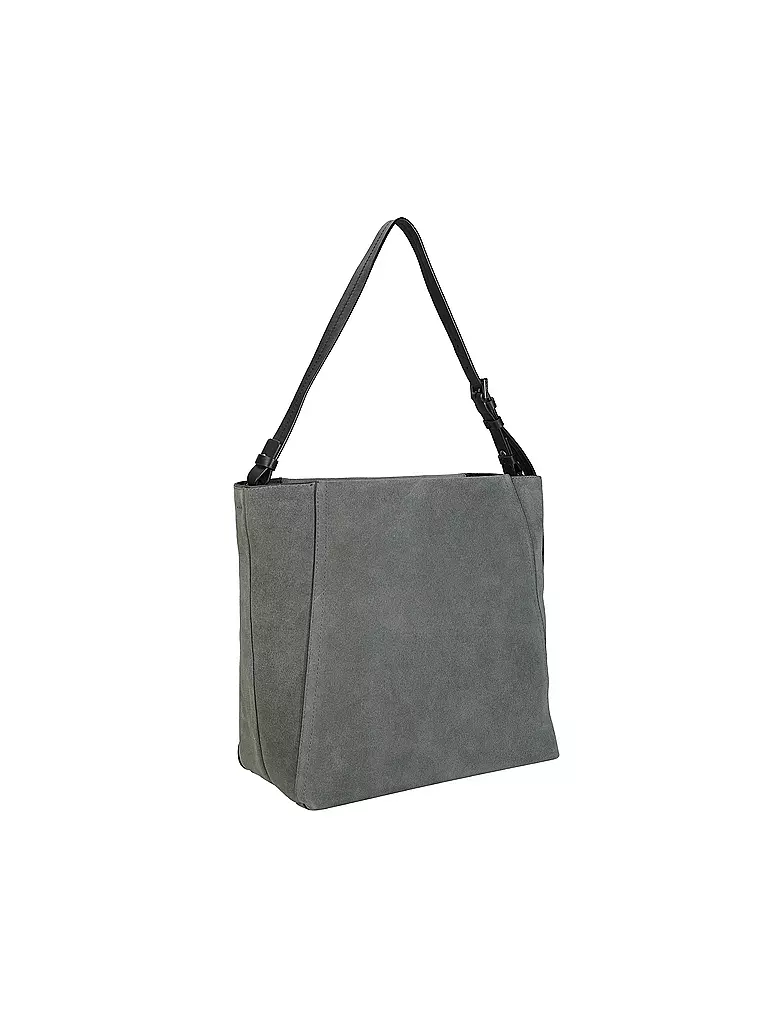 LIEBESKIND BERLIN | Ledertasche - Hobo CHUDY Medium  | Verde scuro