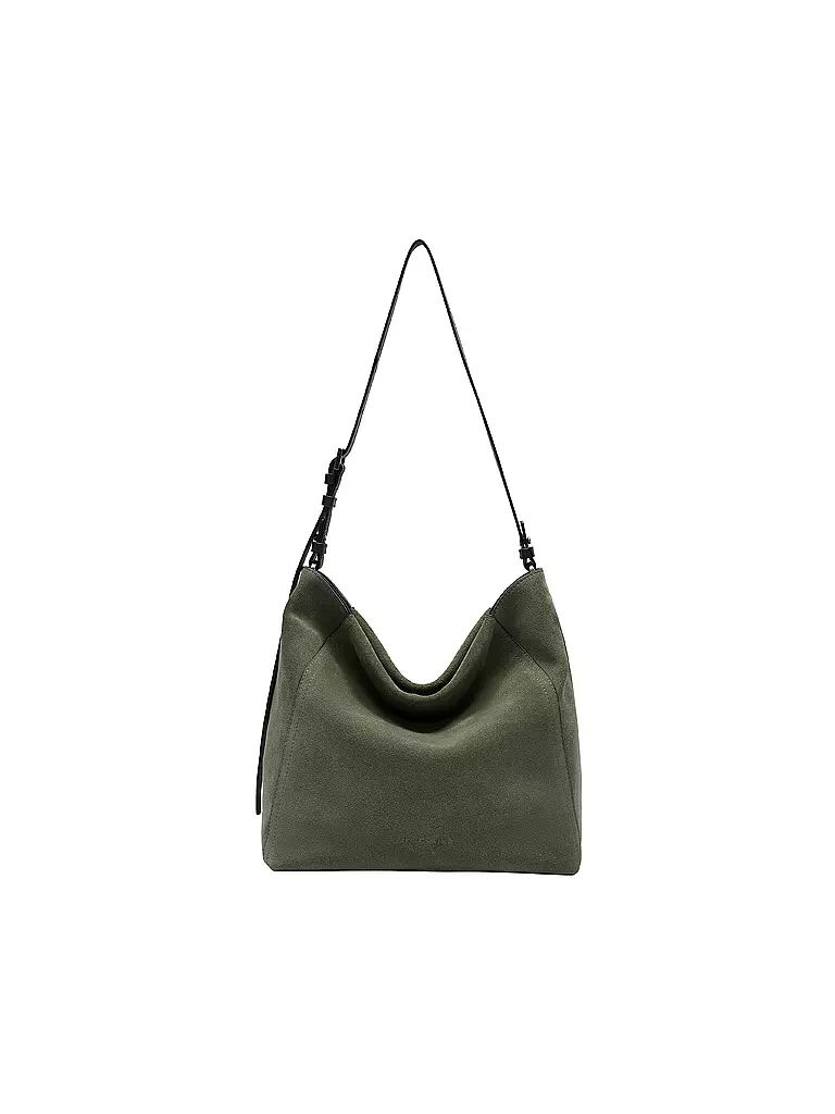 LIEBESKIND BERLIN | Ledertasche - Hobo CHUDY Medium  | Verde scuro