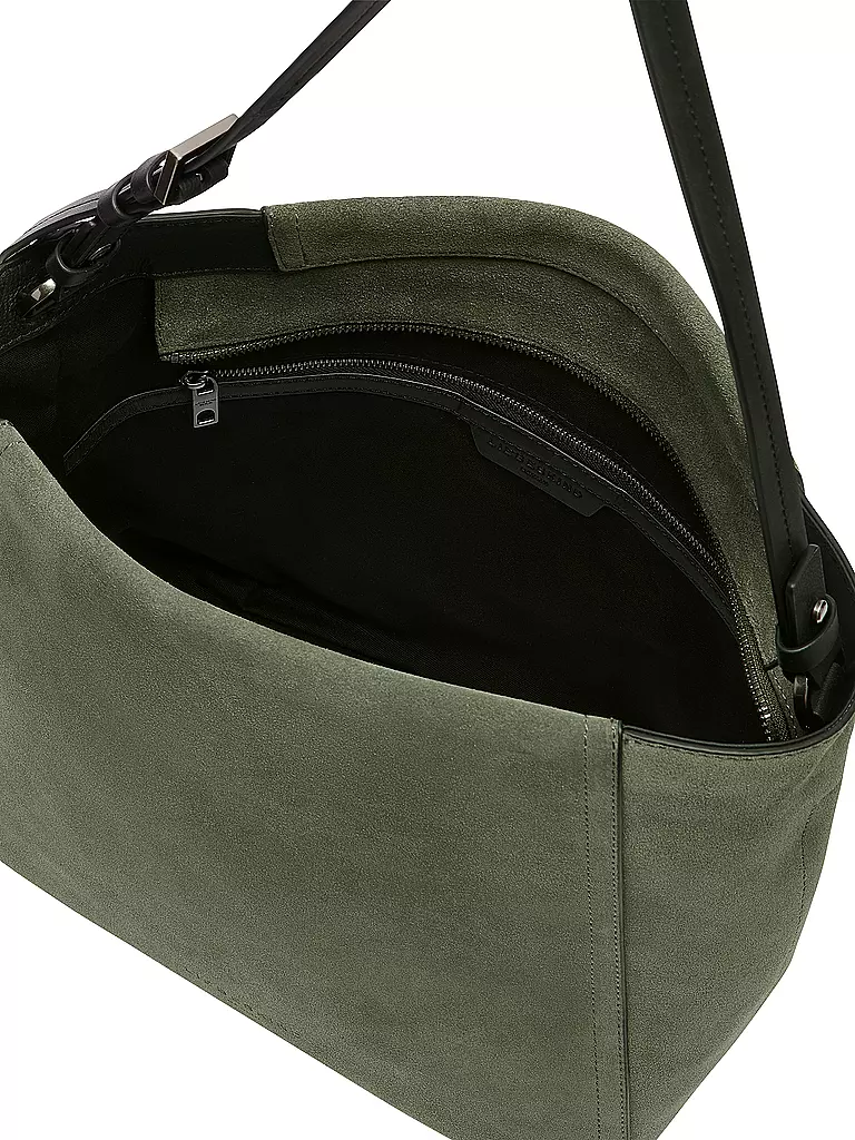 LIEBESKIND BERLIN | Ledertasche - Hobo CHUDY Medium  | Verde scuro