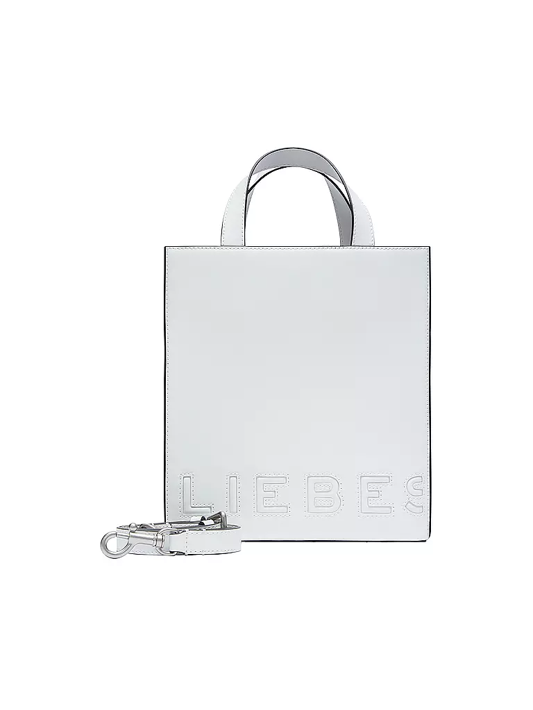LIEBESKIND BERLIN | Ledertasche - Tote Bag PAPER BAG  Small | Bianco