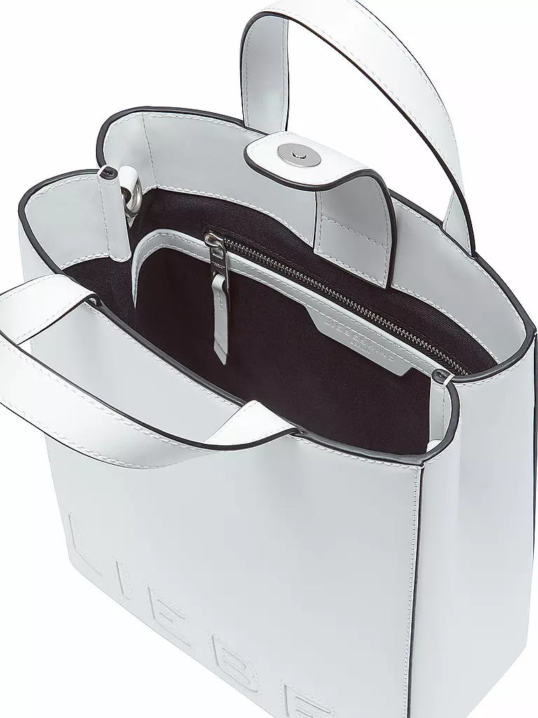 LIEBESKIND BERLIN | Ledertasche - Tote Bag PAPER BAG  Small | Bianco