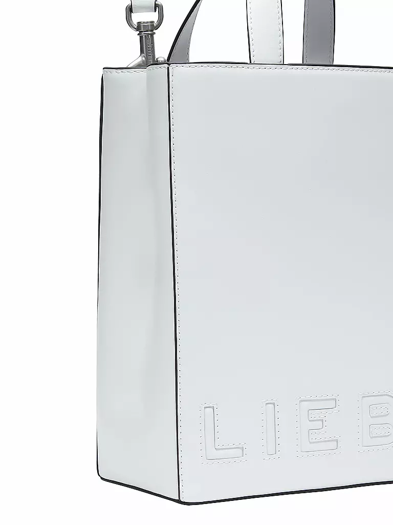 LIEBESKIND BERLIN | Ledertasche - Tote Bag PAPER BAG  Small | Bianco