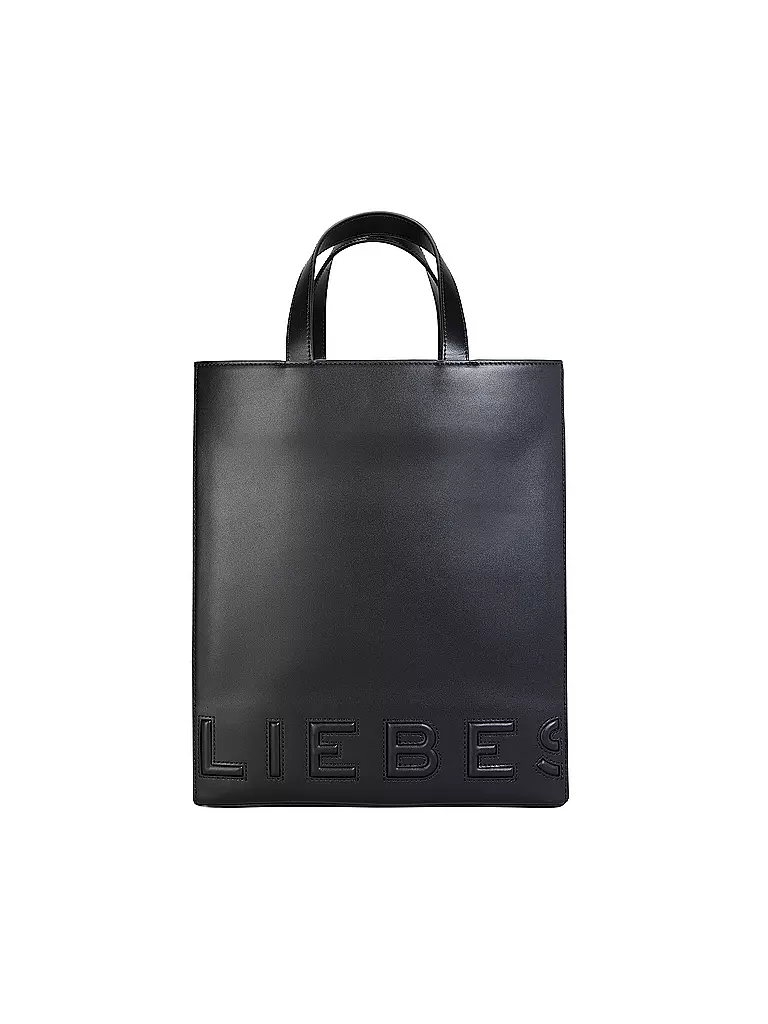 LIEBESKIND BERLIN | Ledertasche - Tote Bag PAPER BAG Medium | Nero