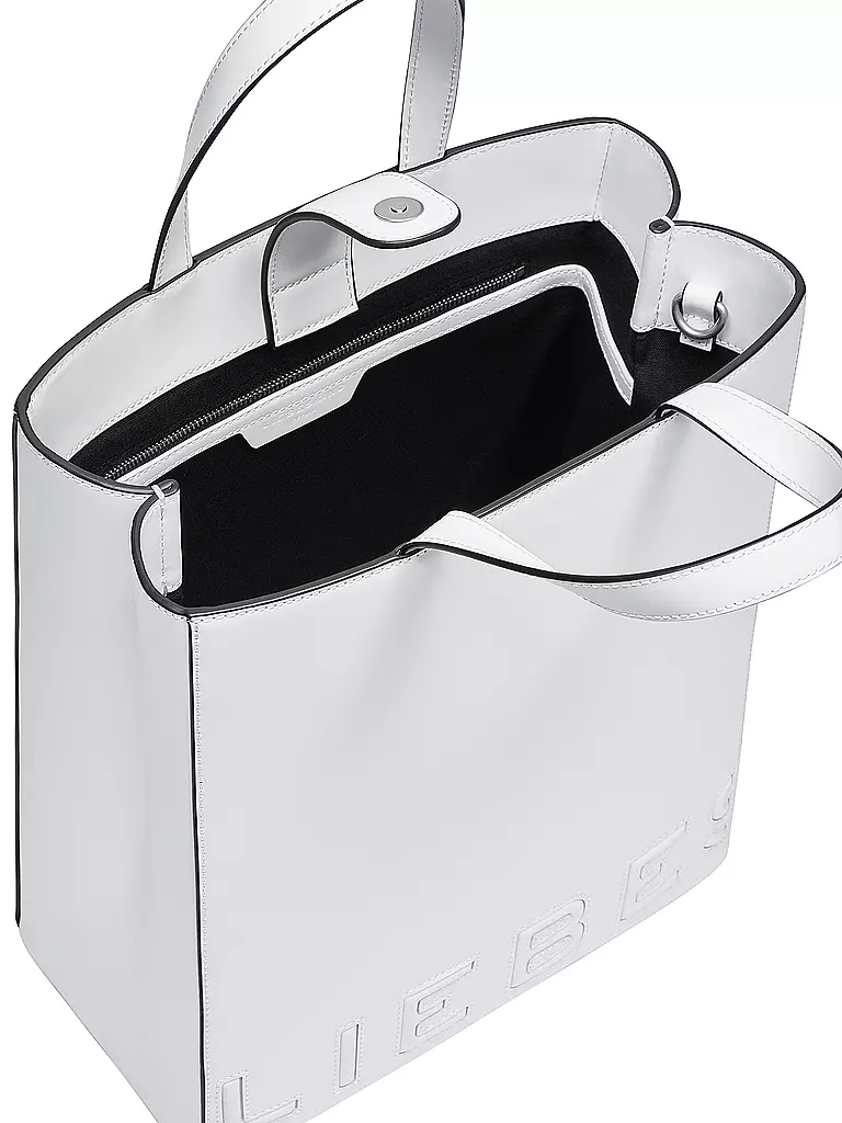 LIEBESKIND BERLIN | Ledertasche - Tote Bag PAPER BAG Medium | Bianco