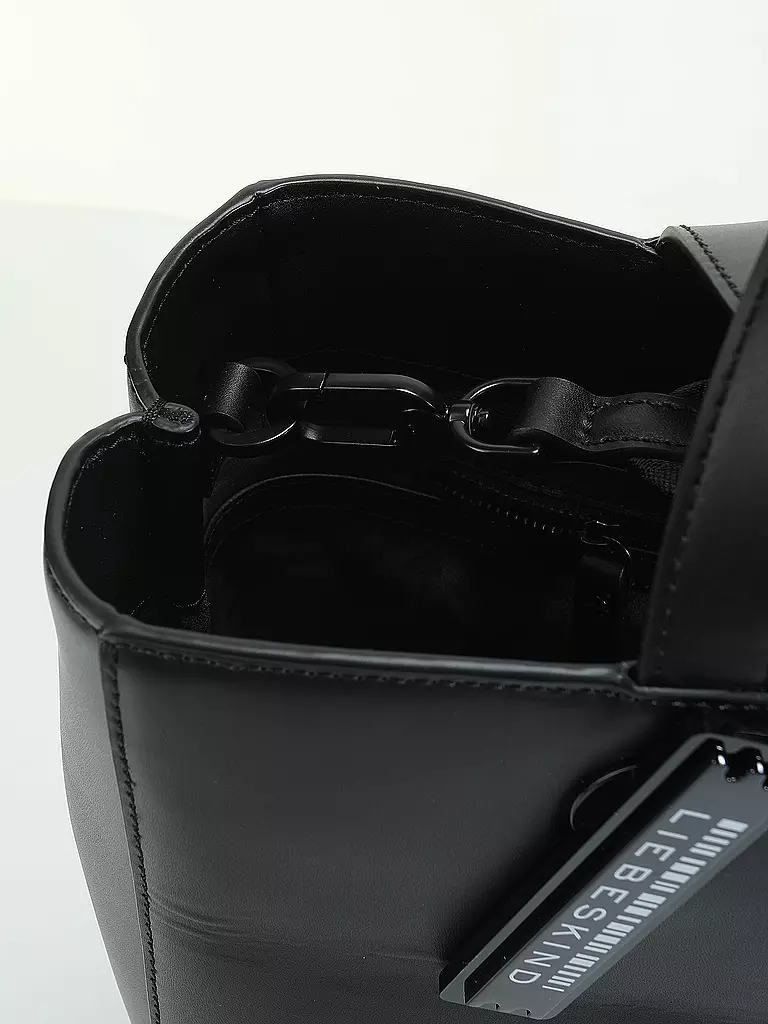 LIEBESKIND BERLIN | Ledertasche - Tote Bag PAPER BAG Medium | Nero