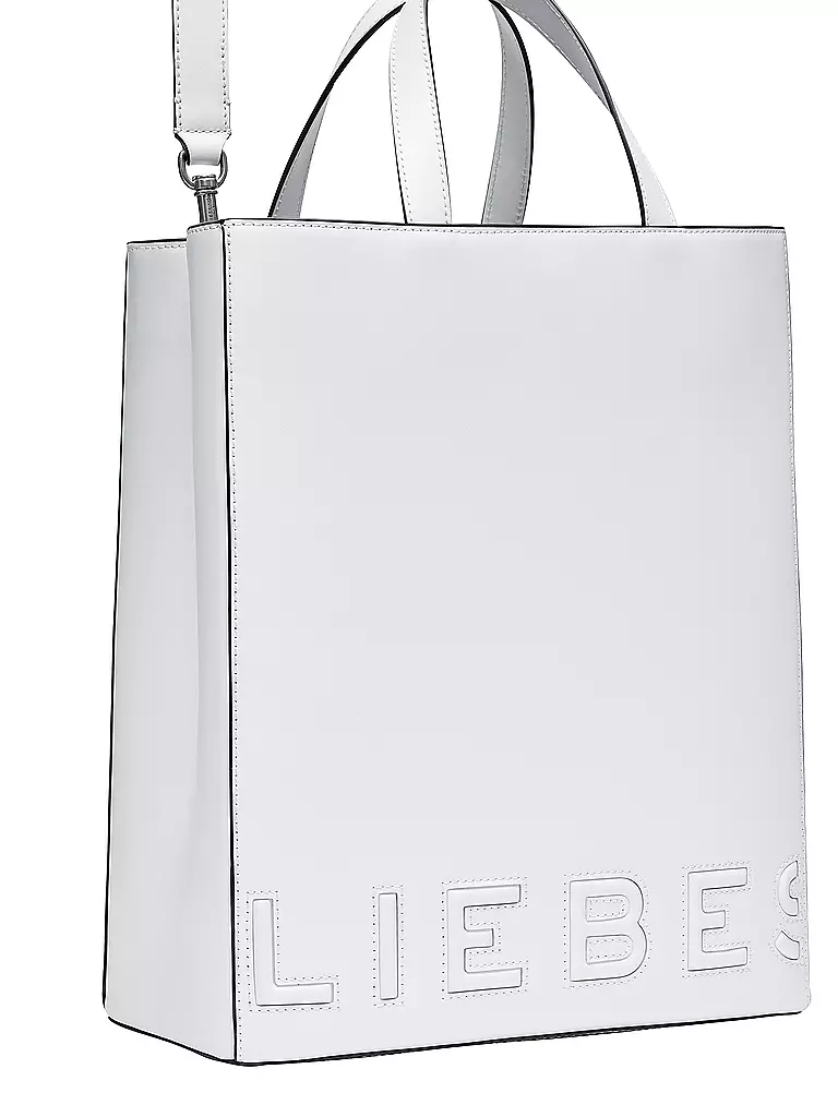 LIEBESKIND BERLIN | Ledertasche - Tote Bag PAPER BAG Medium | Bianco