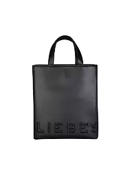 LIEBESKIND BERLIN | Ledertasche - Tote Bag PAPER BAG Small | Nero