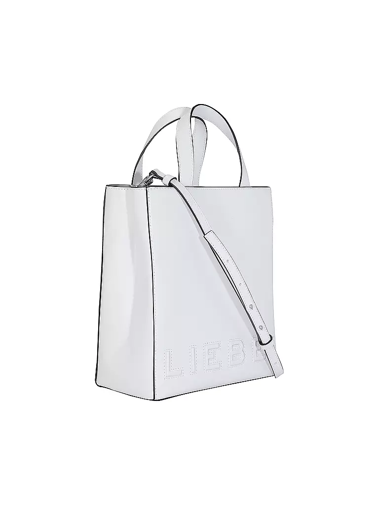 LIEBESKIND BERLIN | Ledertasche - Tote Bag PAPER BAG Small | Bianco