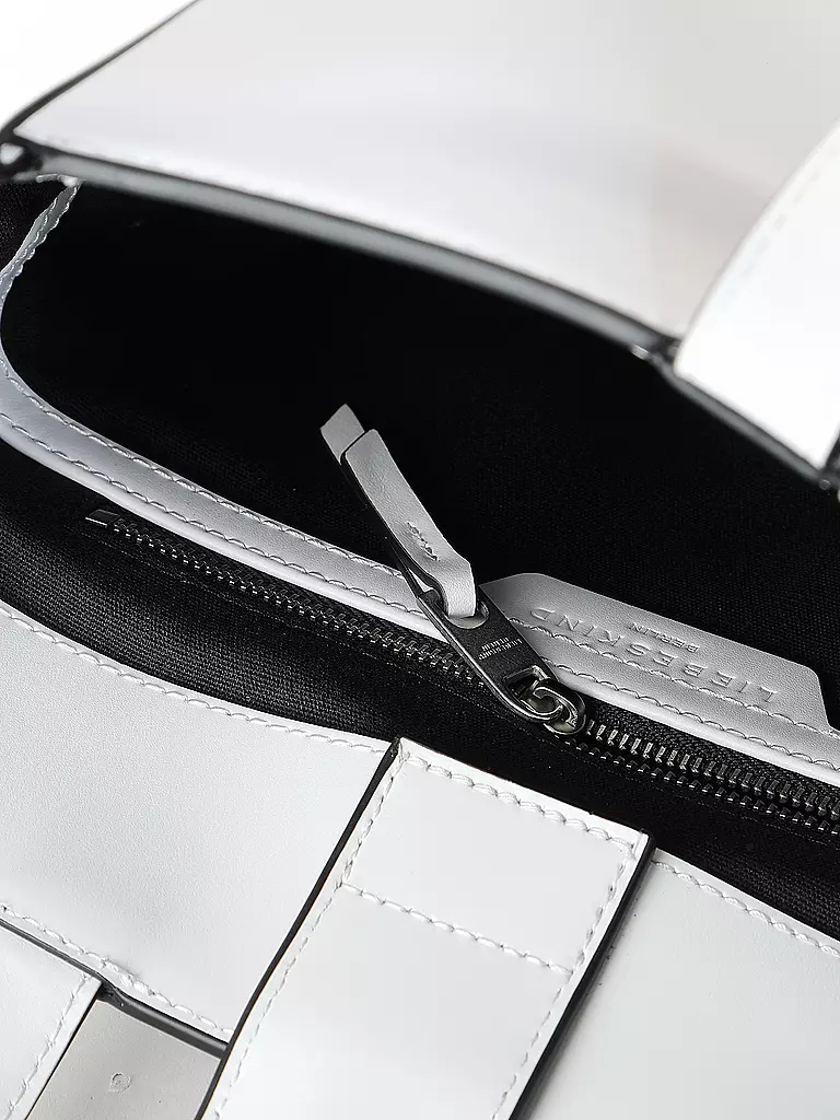 LIEBESKIND BERLIN | Ledertasche - Tote Bag PAPER BAG Small | Bianco