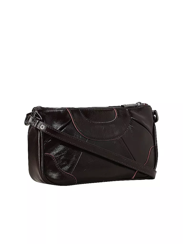 LIEBESKIND BERLIN | Ledertasche - Umhängetasche ESTHER XSmall | Rosso scuro