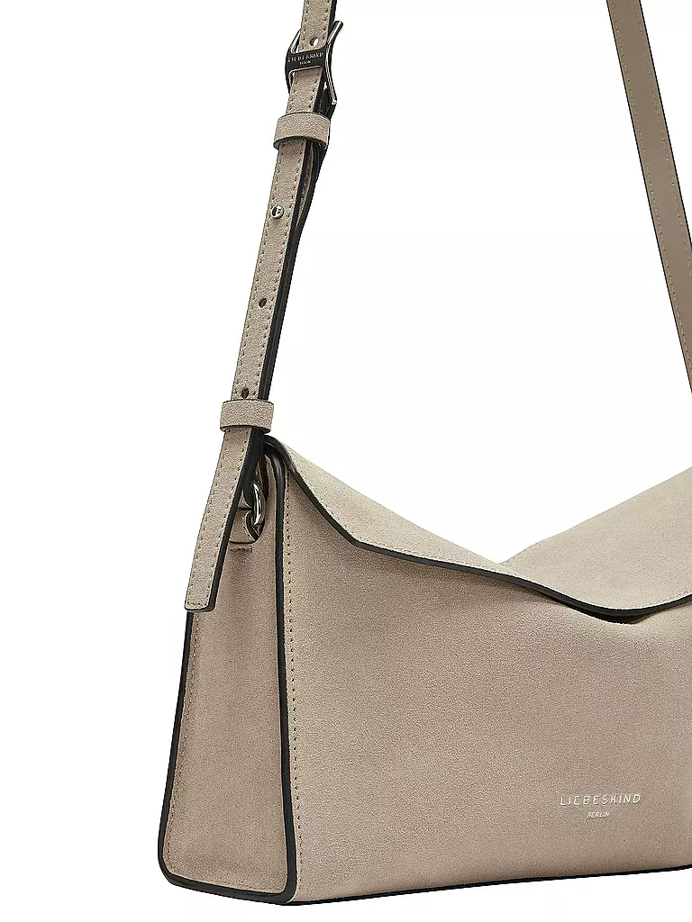 LIEBESKIND BERLIN | Ledertasche - Umhängetasche LORA Small | Grigio