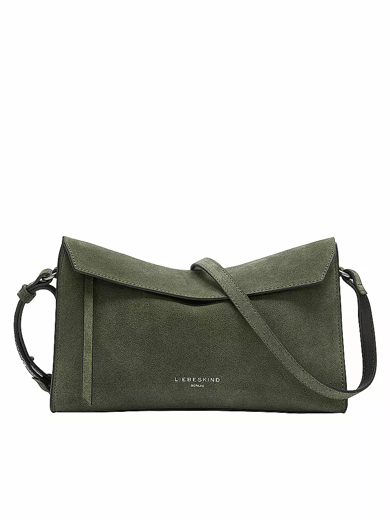 LIEBESKIND BERLIN | Ledertasche - Umhängetasche LORASmall | Verde scuro