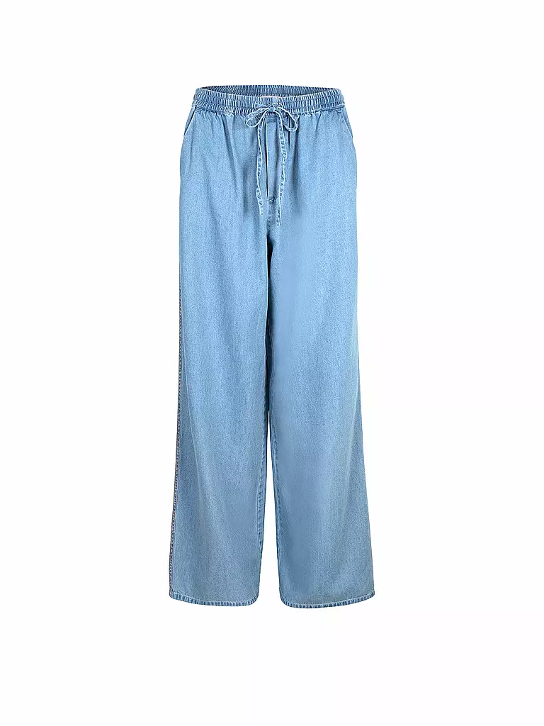 LIEBLINGSSTÜCK | Pantaloni a gamba larga LS-050 | Blu