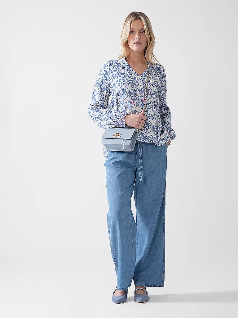 LIEBLINGSSTÜCK | Pantaloni a gamba larga LS-050 | Blu