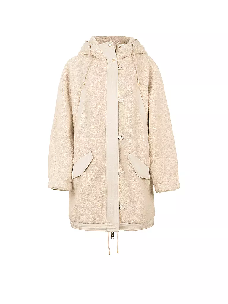LIEBLINGSSTÜCK | Parka in Felloptik ILSAL | Beige