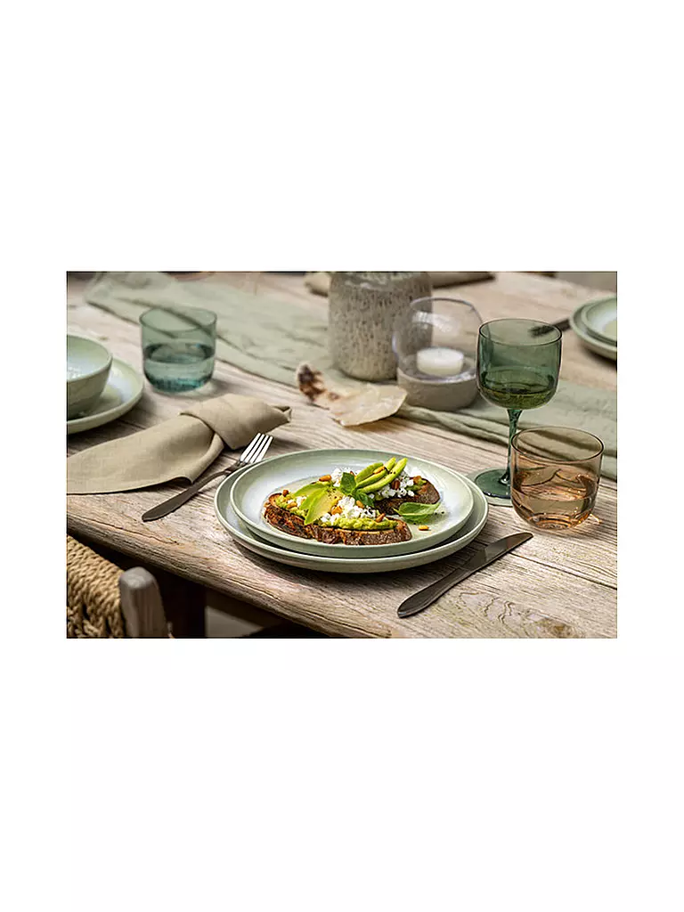 LIKE BY VILLEROY & BOCH | Piatto da colazione 24 cm PERLEMOR Alga | 