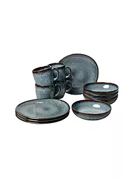 LIKE BY VILLEROY & BOCH | Set colazione 12 pezzi Lave Gris | Grigio