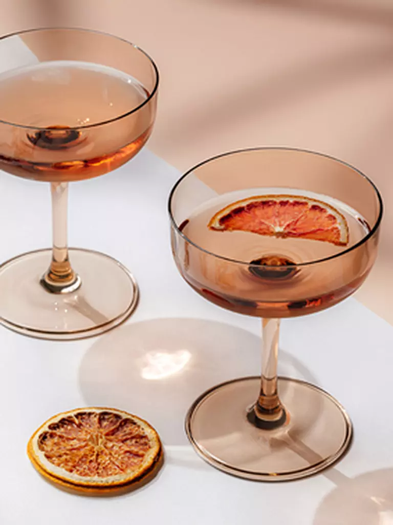 LIKE BY VILLEROY & BOCH | Set di 2 bicchieri da champagne LIKE Clay | Arancione