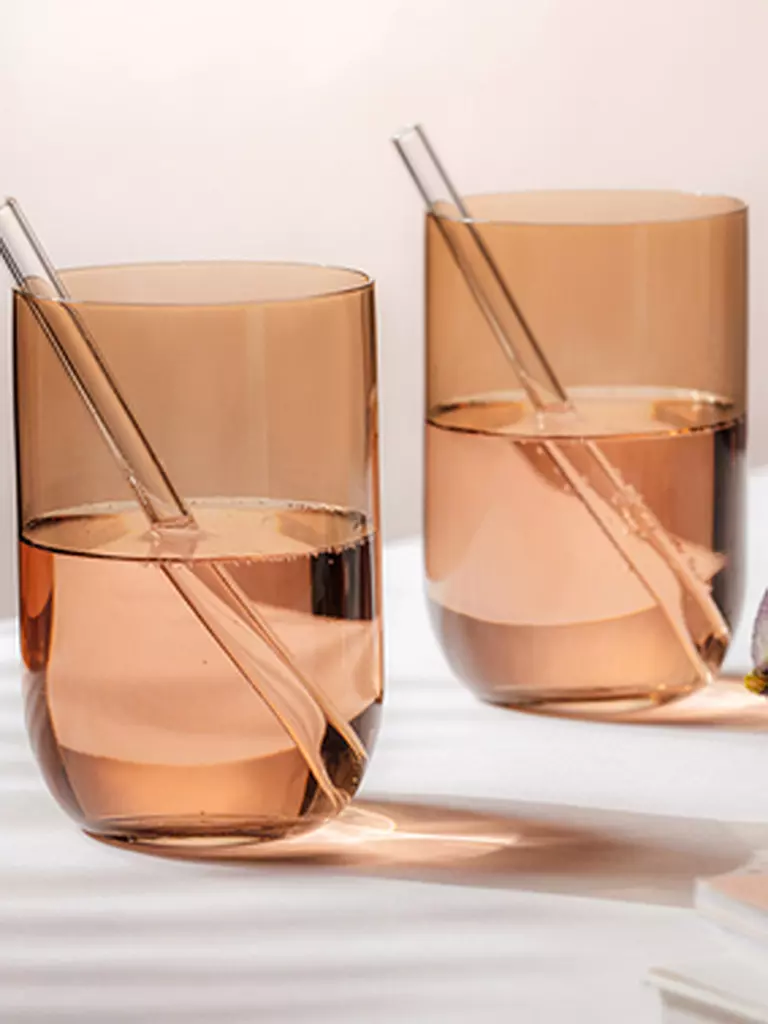 LIKE BY VILLEROY & BOCH | Set di 2 bicchieri da longdrink LIKE 385ml Clay | Arancione