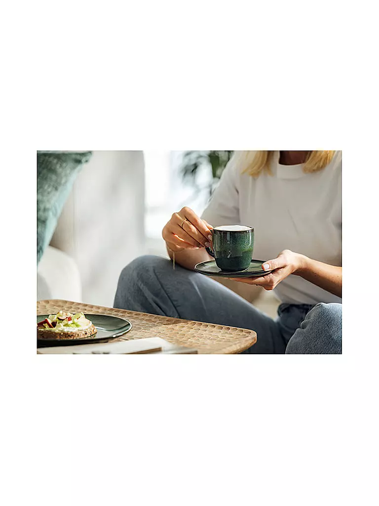 LIKE BY VILLEROY & BOCH | Tazza da caffè LAVE VERT 0,24l | Verde scuro