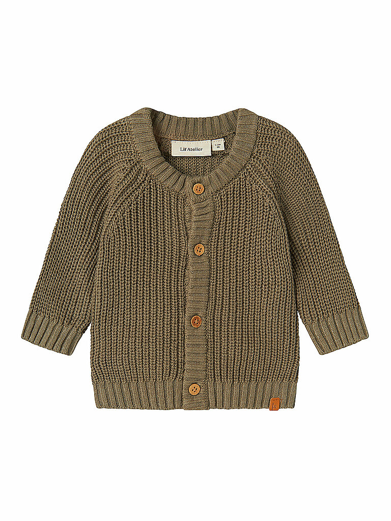 Cardigan in maglia NBNEMLEN per neonato oliva 56