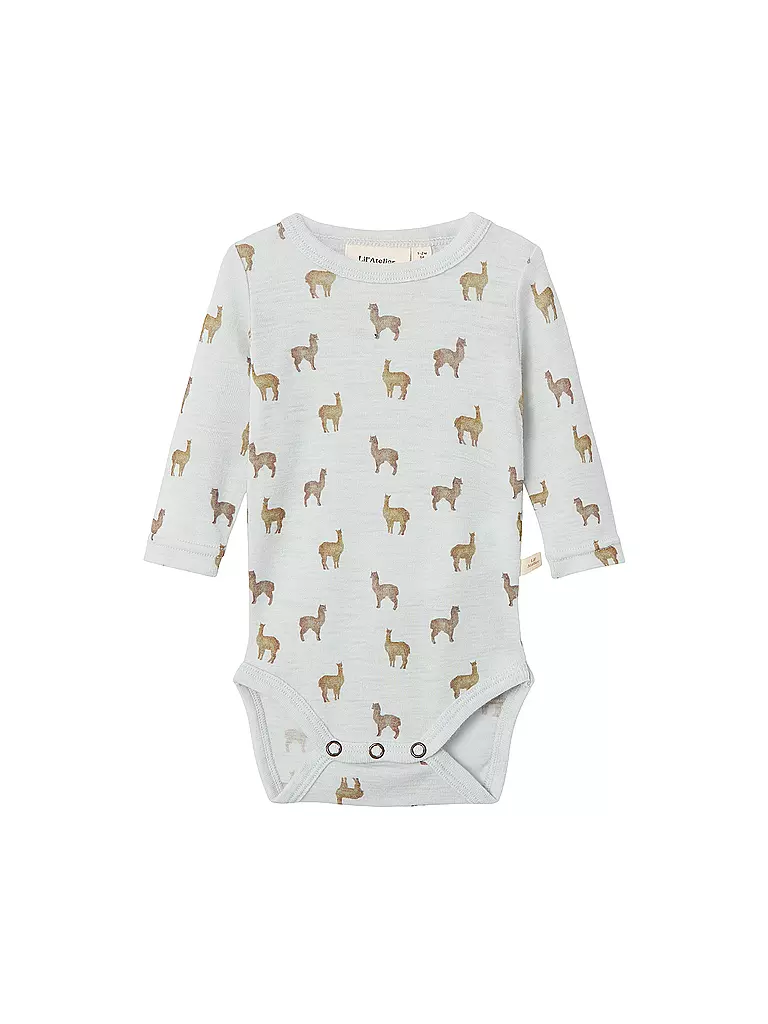 LIL ATELIER | Body neonato NBMNOEL | Grigio chiaro