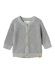LIL ATELIER | Cardigan in maglia NBNEMLEN da neonato | Grigio
