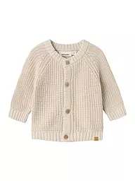 LIL ATELIER | Cardigan in maglia NBNEMLEN da neonato | Crema