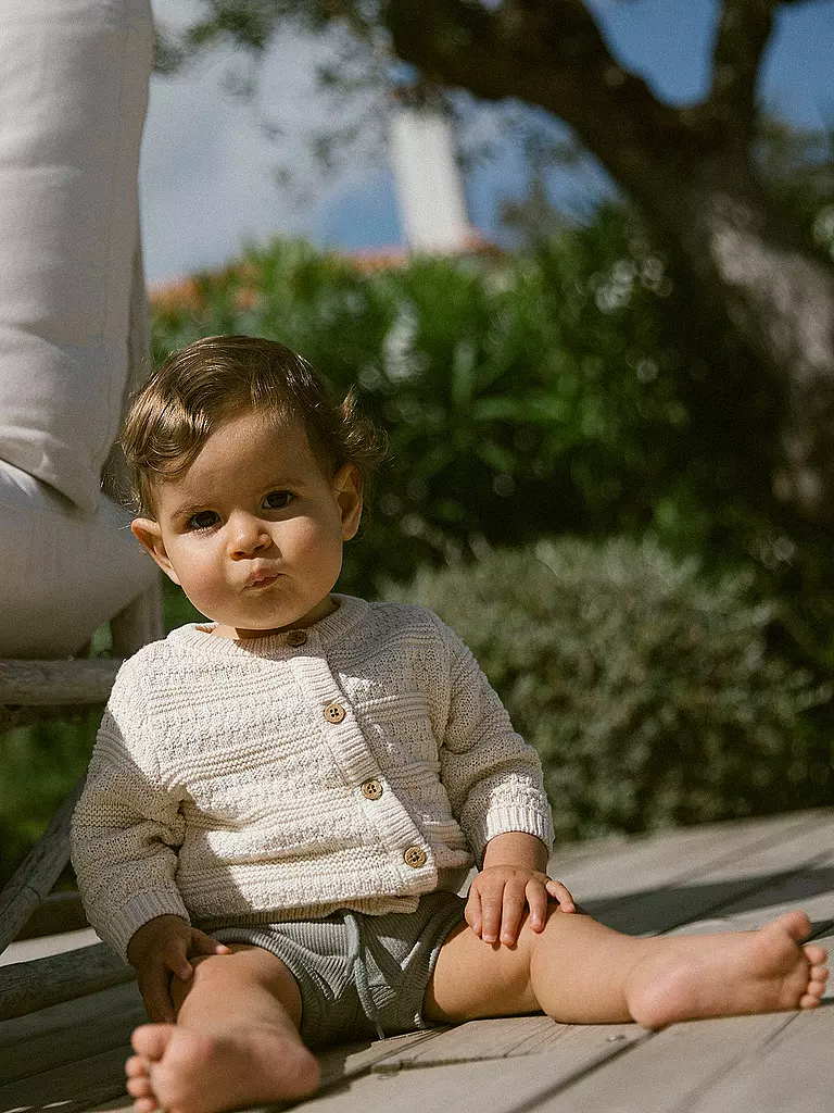 LIL ATELIER | Cardigan in maglia per neonato NBMFRAKO | Crema