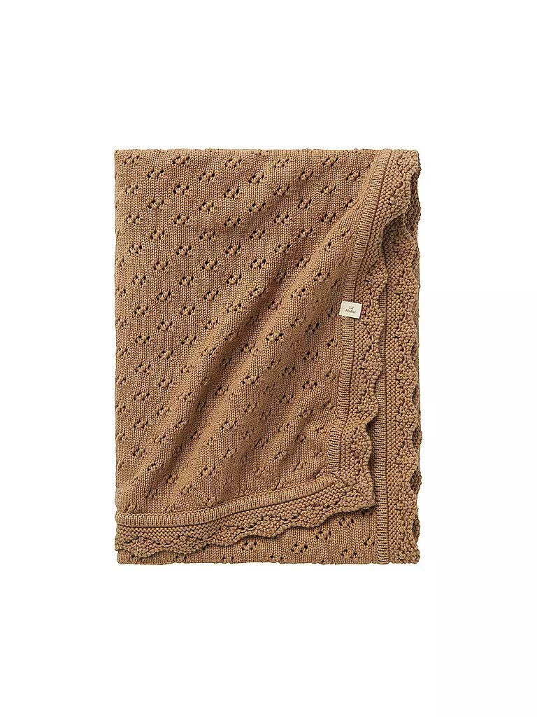 LIL ATELIER | Coperta per neonato NBNNILIO | Cammello
