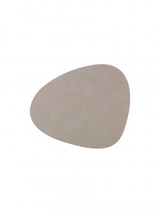 LIND DNA | Tovaglietta in pelle "Nupo" ovale 37x44 cm