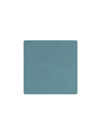 LIND DNA | Sottobicchiere in pelle quadrato 10x10cm Light Blue
