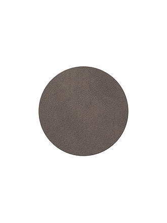 LIND DNA | Sottobicchiere in pelle rotondo 10cm Caviar