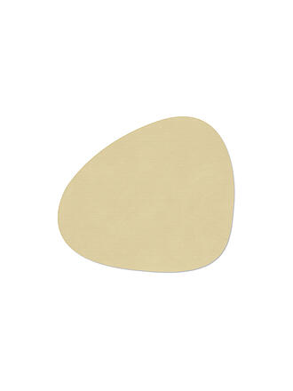 LIND DNA | Tovaglietta 37x44cm CORDUROY OVAL Lemon Sorbet