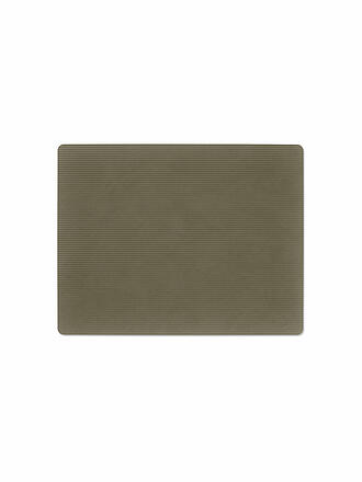 LIND DNA | Tovaglietta 35x45cm CORDUROY ANGOLARE Verde Militare