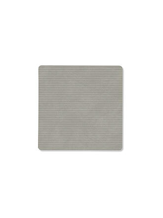 LIND DNA | Sottobicchiere 10x10cm CORDUROY ANGOLARE Grigio Chiaro