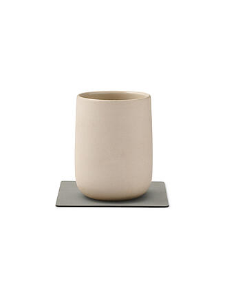 LIND DNA | Sottobicchiere 10x10cm CORDUROY ANGOLARE Grigio Chiaro