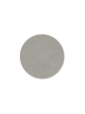 LIND DNA | Sottobicchiere 10cm CORDUROY ROTONDO Grigio Chiaro