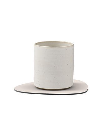 LIND DNA | Sottobicchiere ovale in pelle NUPO 11x13cm Soft Nude