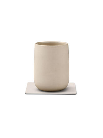 LIND DNA | Sottobicchiere in pelle quadrato NUPO 10x10cm