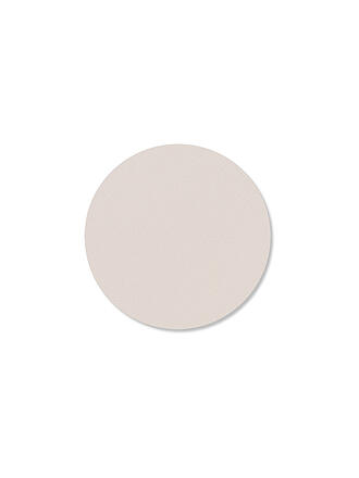 LIND DNA | Sottobicchiere in pelle rotondo NUPO 10cm Soft Nude